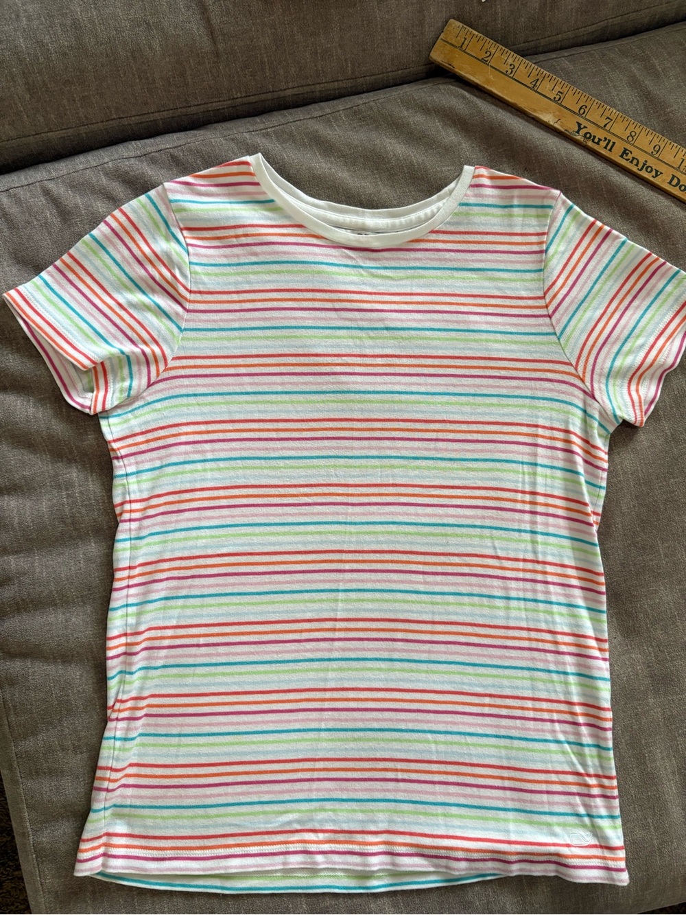 Vineyard Vines Womens Stripe Short-Sleeve Tee - White Base